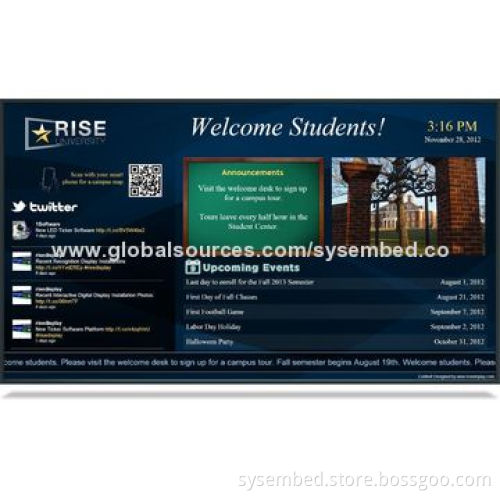 Digital Signage Software with Remotely Monitoring, Scheduling Features
